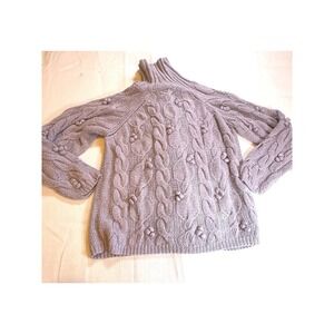 Vintage JRT Chunky Cable Knit Sweater Womens XL Cottage Core